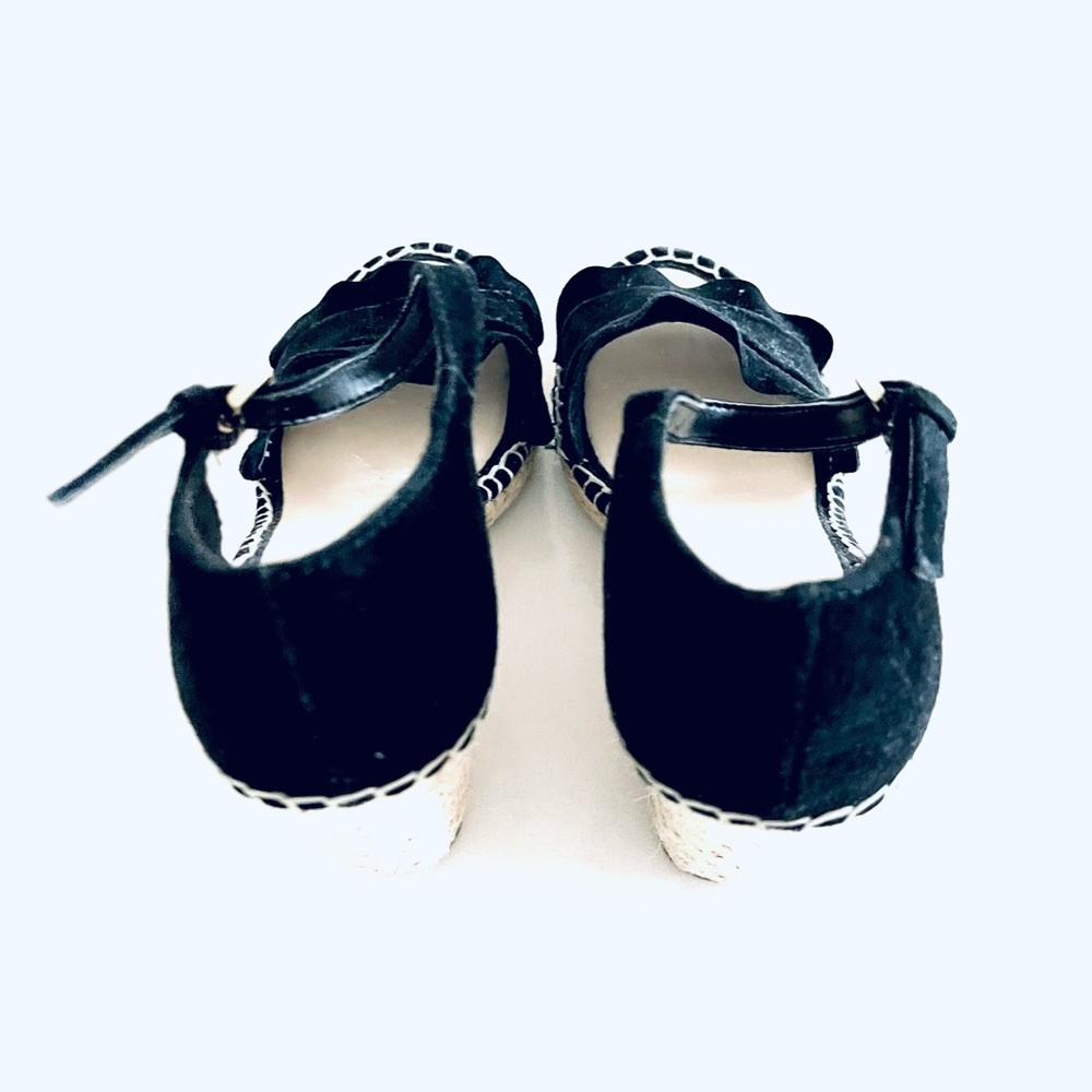 NWOT Marc Fisher Ruffle KICKOFF ESPADRILLE WEDGE SANDAL - Picture 4 of 6